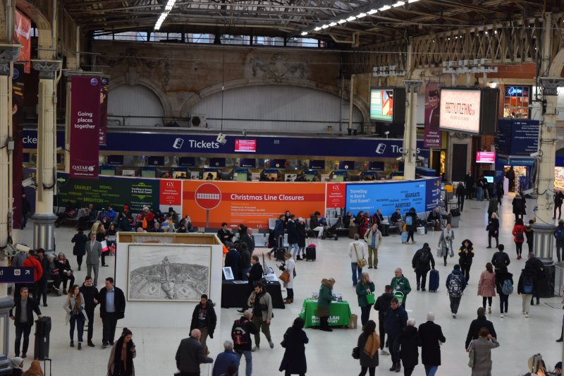 London Victoria Train Station 2018
